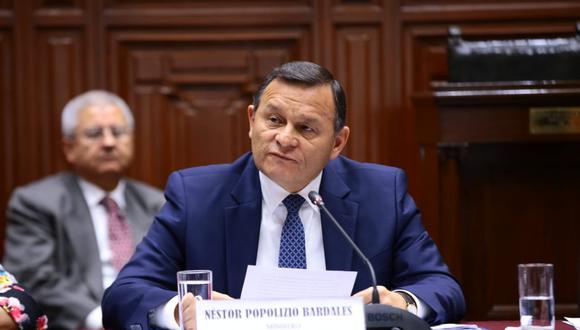 El ministro Néstor Popolizio explicó que el Pacto Mundial se basa en el principio rector de respetar la soberanía nacional. (Foto: Congreso de la República)