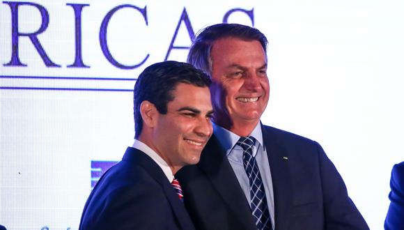 El alcalde de Miami, Francis Suárez, dio positivo al coronavirus tras reunirse con la comitiva del presidente brasileño Jair Bolsonaro. (Foto: AFP)