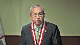 Pedro Chávarry asegura que existe "desconocimiento" del ministro de Justicia