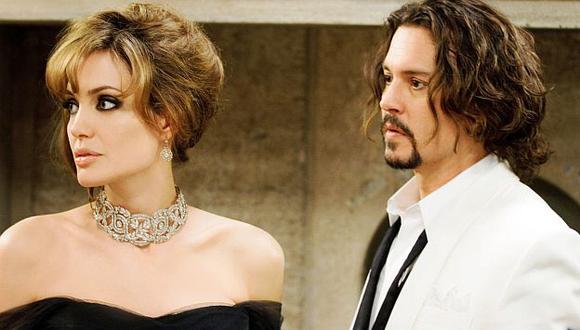 Johnny Depp y Angelina Jolie mantuvieron una relación muy cordial durante el rodaje de The Tourist. (Difusión)