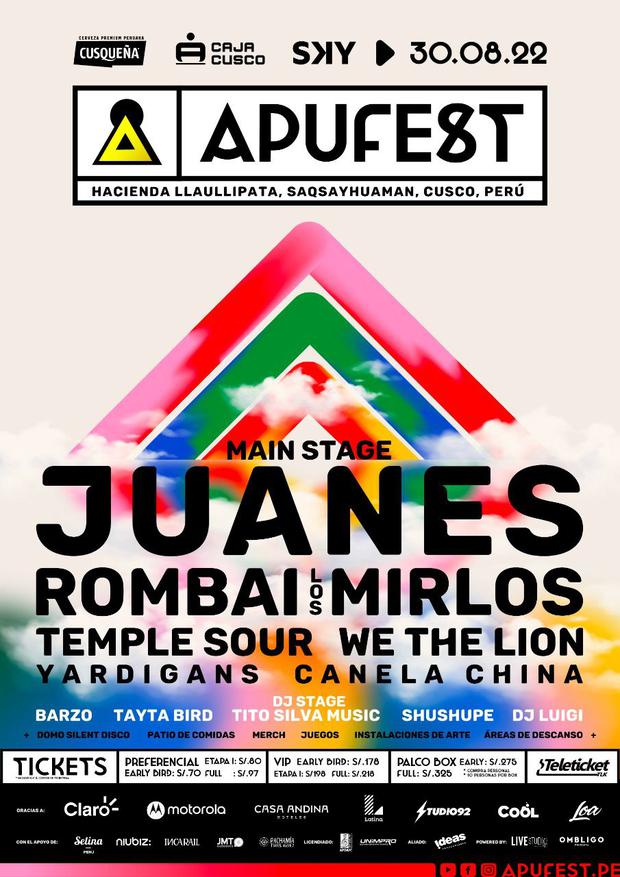 Cusco: Apufest celebra su octava edición en la ciudad imperial junto a Juanes