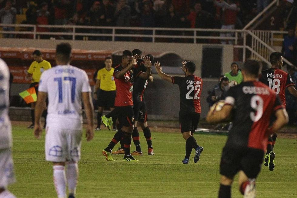Melgar venció 1-0 a la U. de Chile 1-0 por la Copa Libertadores. (Foto: Omar Cruz)