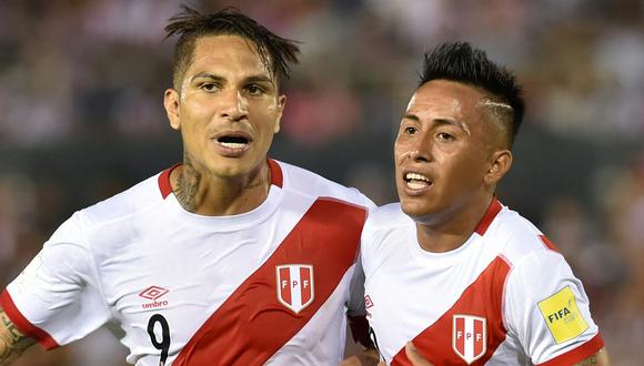 Guerrero y Cueva jugaron juntos en la selección (Foto: AFP).