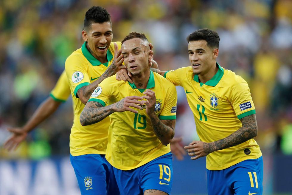 Perú vs. Brasil: Mira el gol de Everton para el 1-0 de la ...