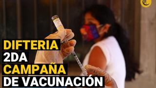 Minsa inicia segunda campaña de vacunación nacional contra la difteria y otras enfermedades