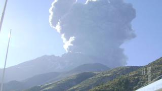 Volcán Ubinas registró 10 estallidos en los últimos 7 días