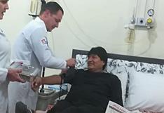 Evo Morales fue operado con éxito de un "pequeño tumor" en Bolivia