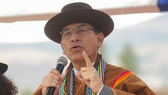 El presidente Martín Vizcarra declaró durante la presentación de obras en la provincia de Chota, Cajamarca. (Foto: USI)
