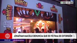 Jonathan Maicelo es víctima de extorsión, dejaron granada y tres balas en su local de SJL