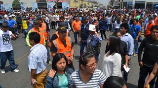 Cercado de Lima: Simulacro de sismo en galería Las Malvinas