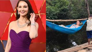Ashley Judd mostró fotos de su rescate de 55 horas en el Congo después de romperse la pierna 