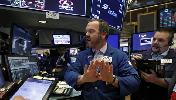 El índice Dow Jones perdió hoy más de 600 puntos, alejándose de la barrera de los 25,000. (Foto: AP)