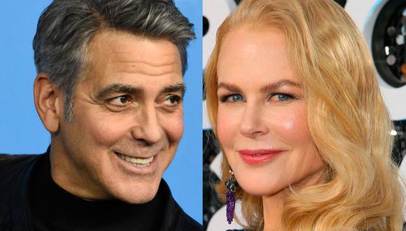 Nicole Kidman le hizo una apuesta a su gran amigo George Clooney en la década de los 90 (Foto: AFP)