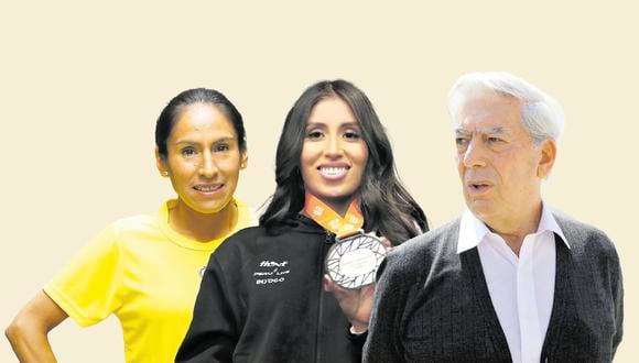 Gladys Tejeda, Kimberly García y Mario Vargas Llosa son los personajes considerados como los más positivos, según encuesta de Ipsos. (Perú21)