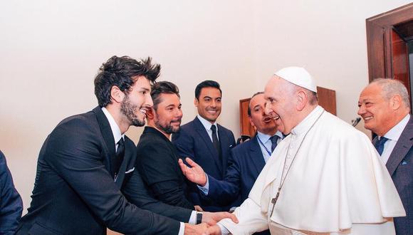 Así fue el conmovedor encuentro de Sebastián Yatra con el papa Francisco. (Foto: Instagram)