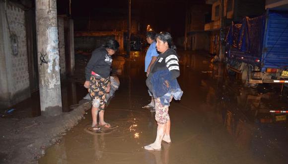 Las lluvias torrenciales afectaron las casas que fueron construidas de manera precaria. (Facebook/Municipalidad de Barranca)