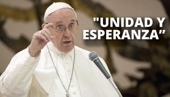 El papa Francisco pide a los peruanos