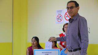 Referéndum 2018 | Martín Vizcarra emitió su voto en Moquegua