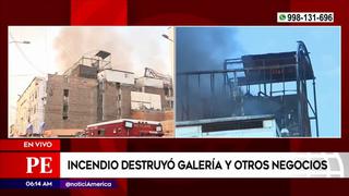 Mesa Redonda: Bomberos siguen trabajando para apagar fuego en galería
