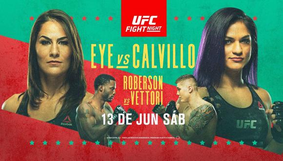 Eye vs. Calvillo EN VIVO se enfrentan por el UFC Fight Night en Las Vegas, Nevada. (Foto: UFC)