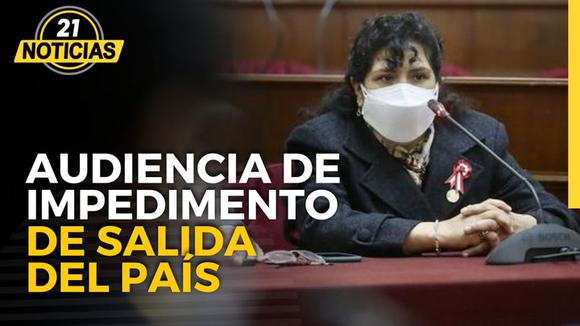 Audiencia de impedimento de salida del país contra Lilia Paredes