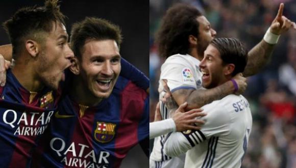 Real Madrid y Barcelona: Las chances que tienen de ser campeones de La Liga. (Composición)