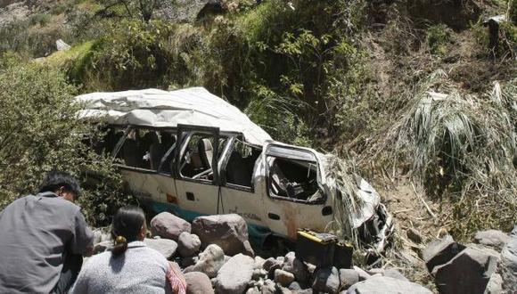 Al menos 8 muertos tras caída de bus a abismo en Áncash. (USI/Referencial)