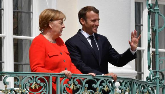 El presidente Emmanuel Macron se reunirá en Marsella con la canciller Angela Merkel para consolidar su "arco progresista". (Foto: AFP)
