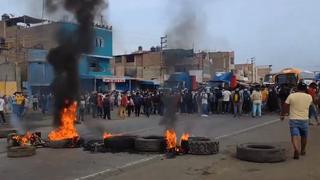 Paro agrario: Panamericana Norte amaneció bloqueada por trabajadores de La Libertad [VIDEO]