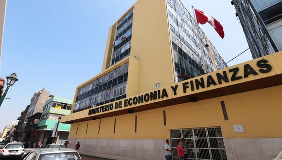 Ministerio de Economía y Finanzas. (Foto: Andina)