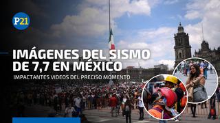 Terremoto de 7,7 se registró en el centro de México: los videos más impactantes del preciso instante