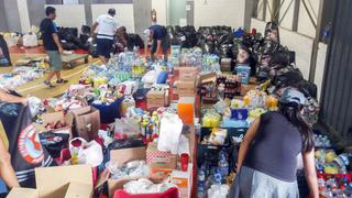 Zonas afectadas del Perú recibirán más de 227 toneladas de donaciones