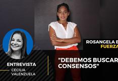 Rosangela Barbarán: “Debemos buscar consensos”