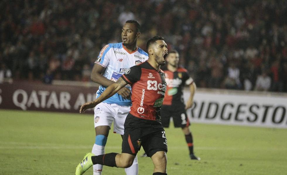 Melgar venció 1-0 a Junior y sigue con vida en la Copa Libertadores. (Foto: Omar Cruz)