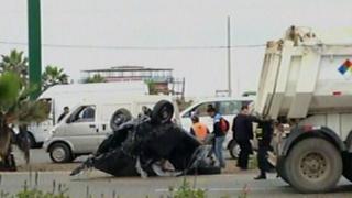 Un muerto tras accidente vehicular en la Panamericana Sur