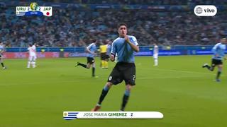 Uruguay vs. Japón: Giménez puso el 2-2 en el Arena do Grêmio | VIDEO