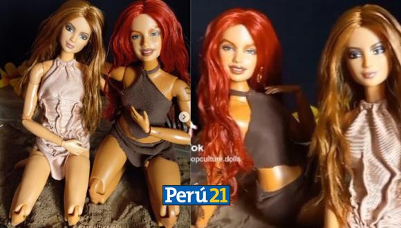 Las cantantes colombianas tienen sus propias muñecas hechas por un seguidor./ Foto: Composición - Instagram de popculture.dolls