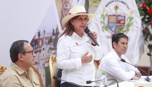 Dina Boluarte volvió a negar haber recibido aportes ilícitos para su campaña electoral. (Foto: Presidencia de la República)