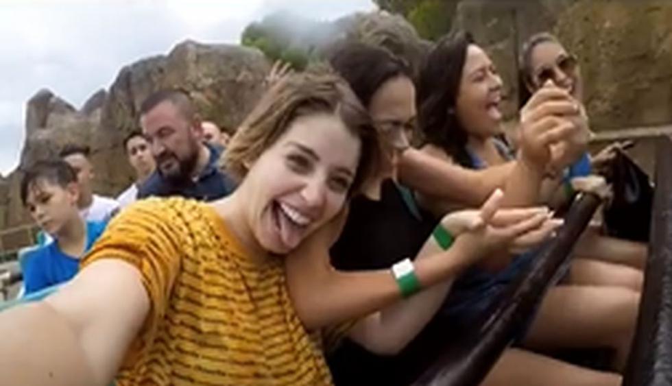 Flavia Laos y Mayra Goñi están disfrutando de unas divertidas vacaciones en España. (Foto: Captura de video)