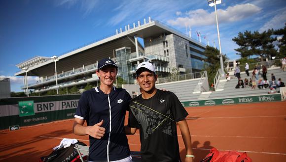 Gonzalo Bueno e Ignacio Buse se encuentran en las semifinales del Roland Garros Junior 2022. (Foto: Tenis al Máximo)