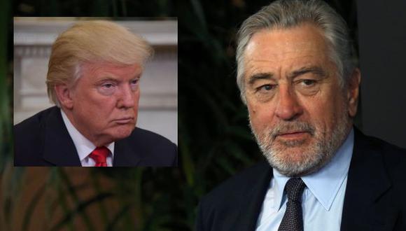 “Ahora que Trump es presidente ya no puedo pegarle”, dijo Robert De Niro, tras confesar que quería pegar al candidato. (REUTERS)