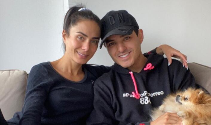 Juanse Quintero y su esposa Johanna Fadul (Foto: Instagram)