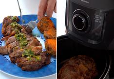 Aprende estos trucos para cocinar un corte de carne en el air fryer como si fuera en parrilla