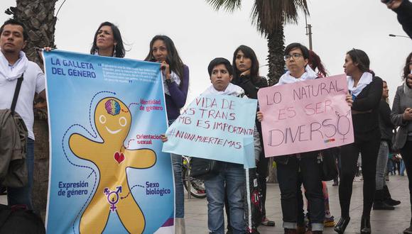 Los y las trans en el Perú son la población más vulnerable de la comunidad LGTB.