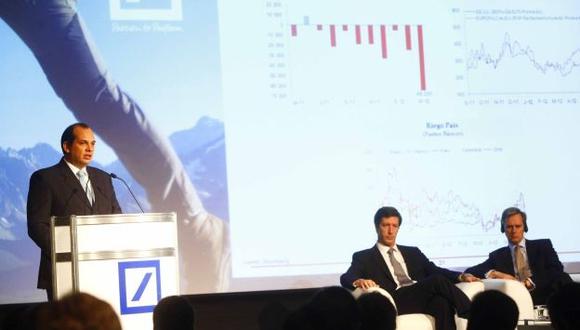 Luis Castilla participó de la Conferencia 2012 Deutsche Bank. (Andina)