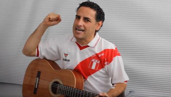 Juan Diego Flórez alienta a la selección entonando 'Perú Campeón' (Facebook)