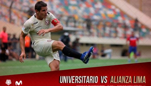 Universitario de Deportes recibirá a Alianza Lima en el clásico del fútbol peruano. (Foto: Joinnus)