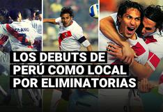 Conoce cómo le fue a la selección peruana en sus debuts como local por Eliminatorias 