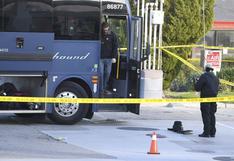Tiroteo en autobús de California deja un muerto y cinco heridos