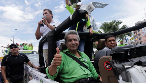 Moreno podría convertirse en el primer mandatario ecuatoriano con discapacidad. (Reuters)